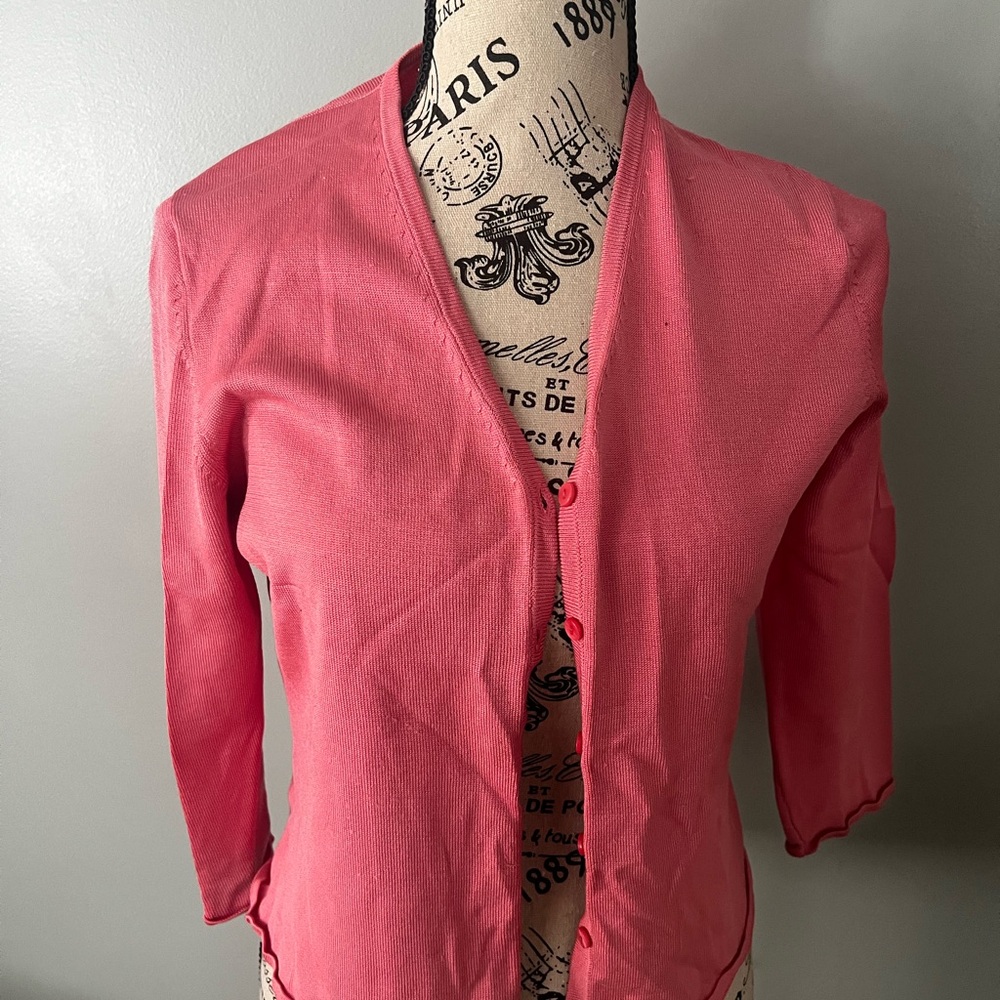 Ann Taylor Coral Pink Knit Top